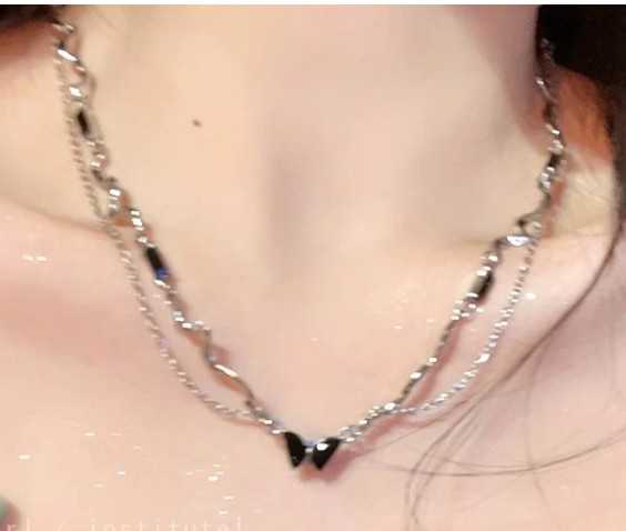 Black Butterfly Necklace