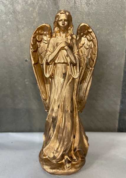 Bronze Resin Angel Plant pick