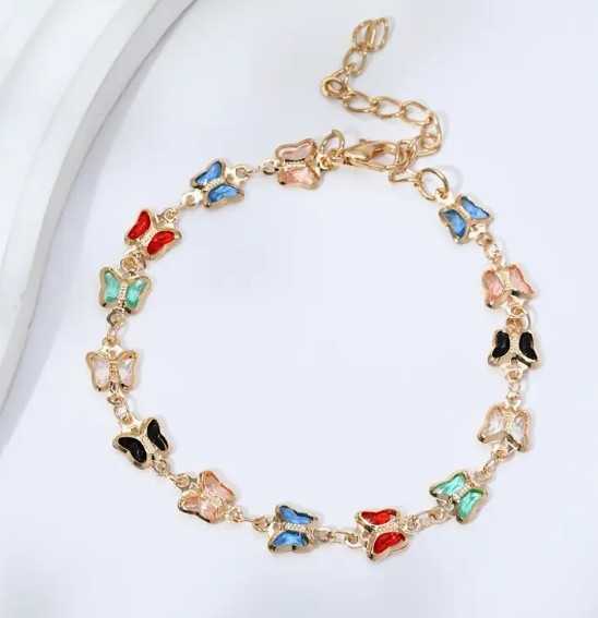 Candy-colored Butterfly Bracelet