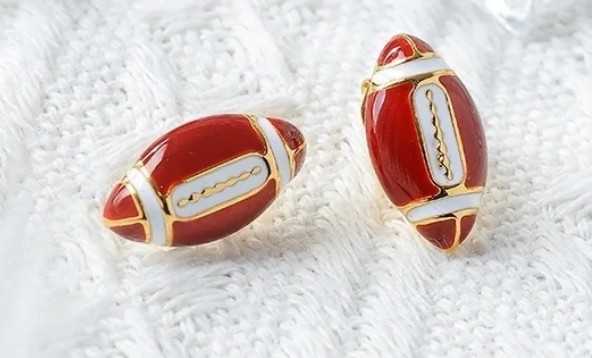 Football Earrings