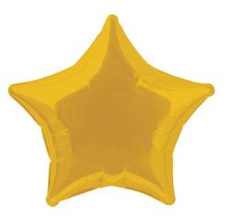 Gold Star Balloon
