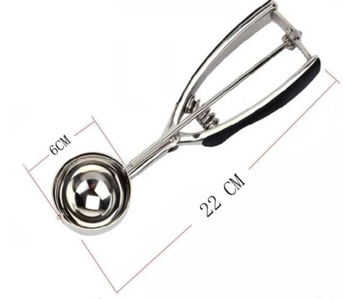 Large Stainless Steel Ball Scoop