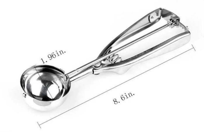 Medium Stainless Steel Ball Scoop