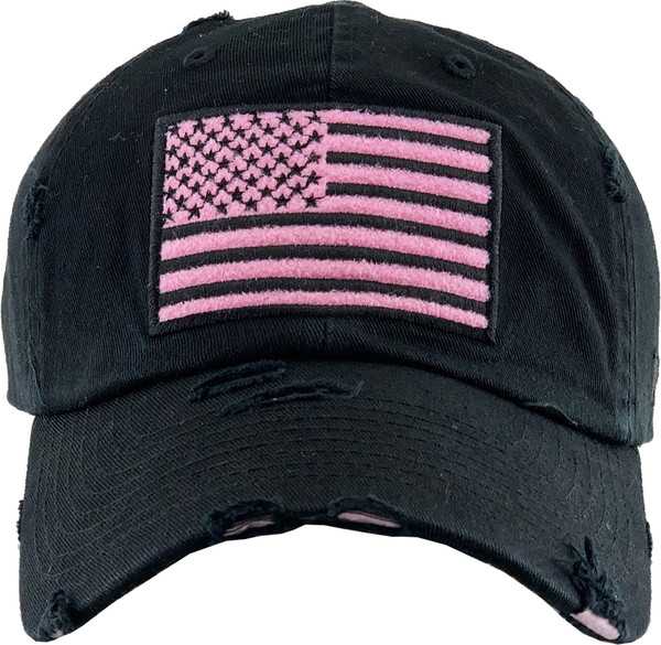 Pink Flag Cap