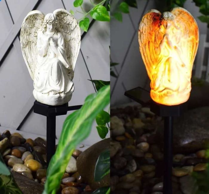 Solar Garden Angel Light