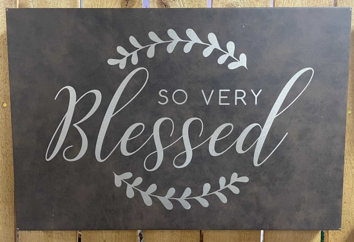 So Very Blessed Wall Deco