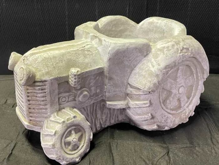 Tractor Stone Planter