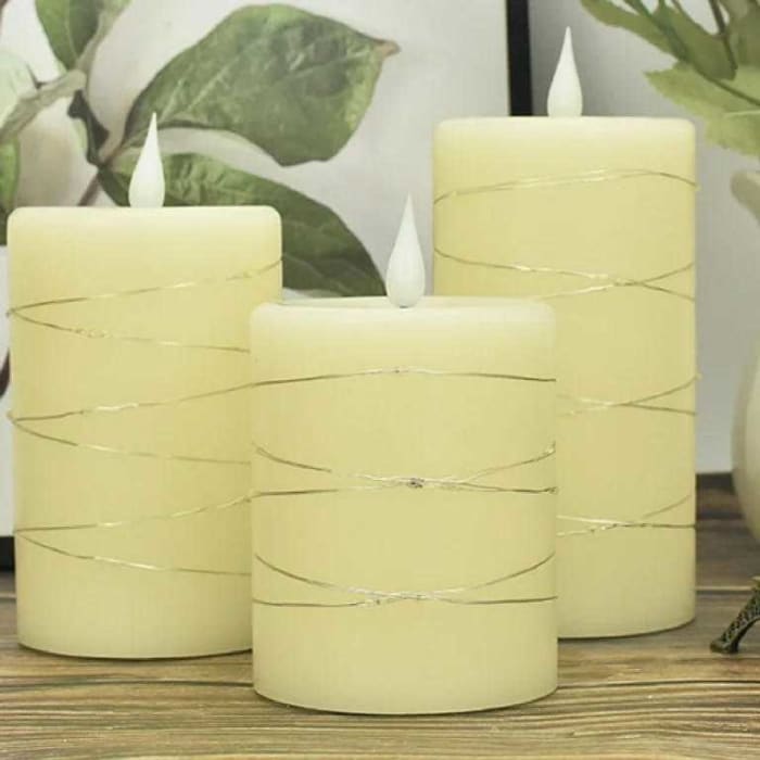 3 Set Light up Candles with Remote