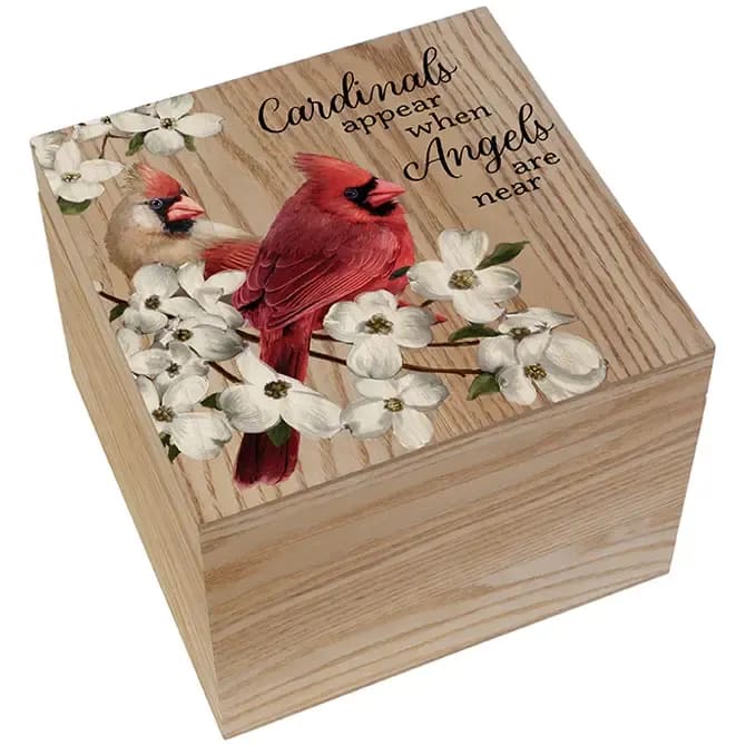 "Cardinals Appear" Memory Box