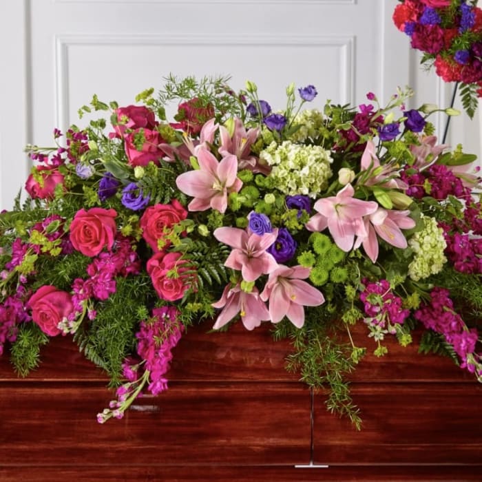 Radiant Tribute Casket Spray