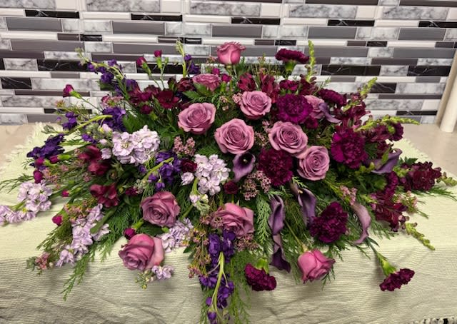 Royally Remembered Casket Spray