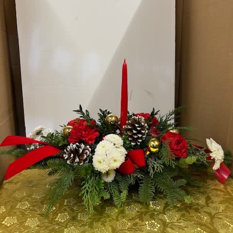 Single Candle Centerpiece