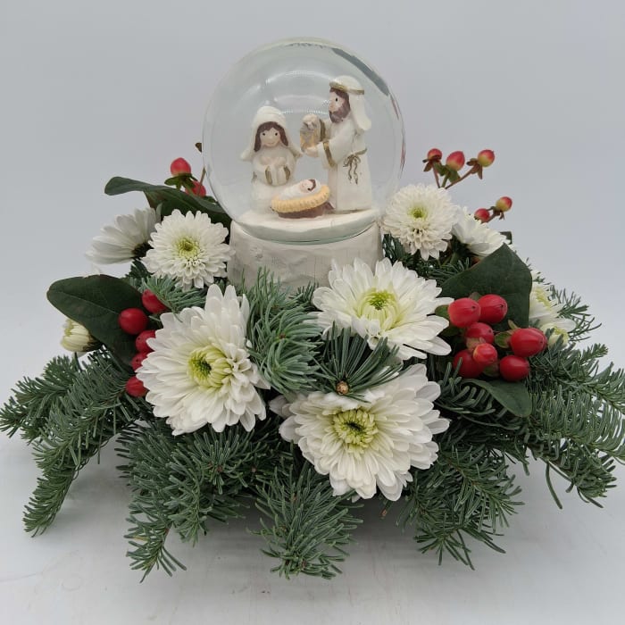 Globe Nativity Arrangement
