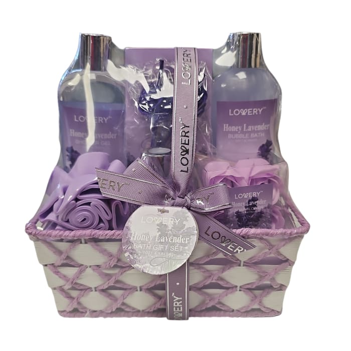 Honey Lavender Bath Gift Set