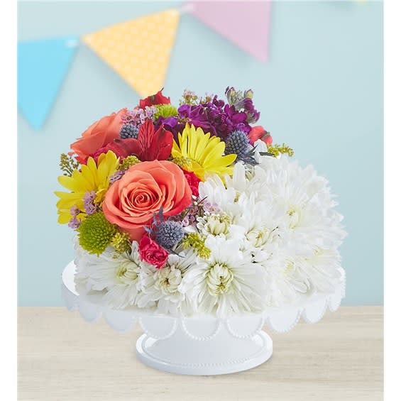 Birthday Wishes Flower Cake® - Brightest Day™