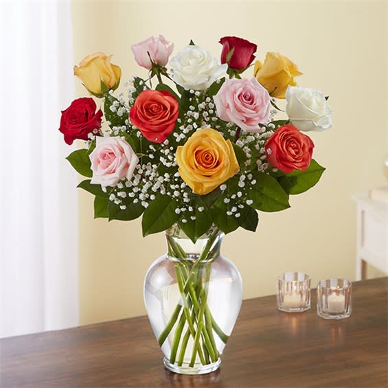 Rose Elegance™ Premium Long Stem Assorted Roses