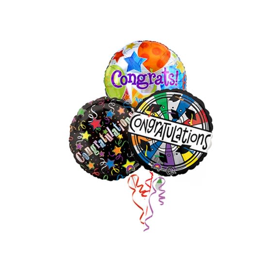 Congrats 3 - Balloon Bouquet