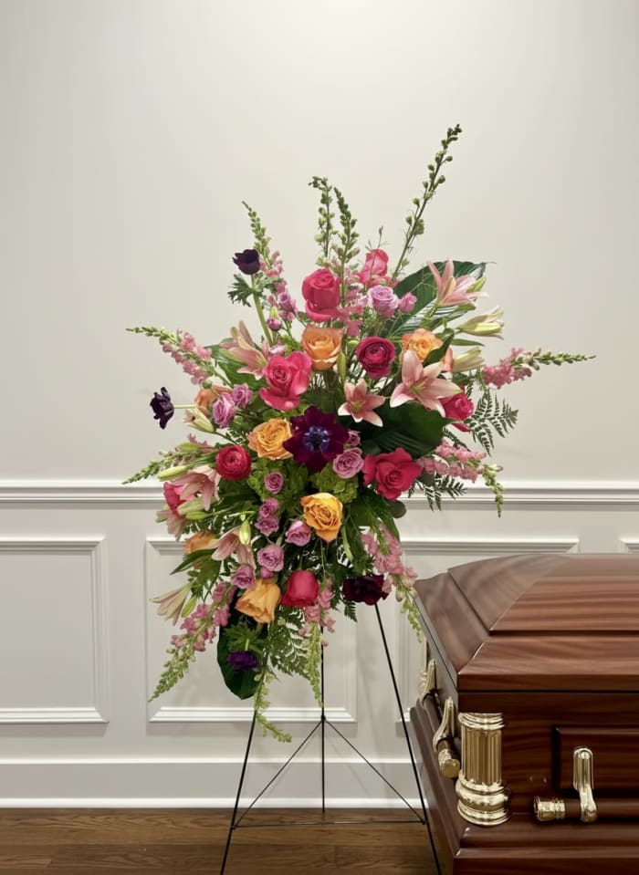 In Loving Memory Standing Spray