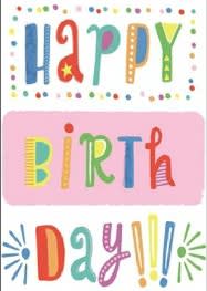 Bright Birthday Card