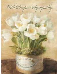 Blooming Tulips Sympathy Card