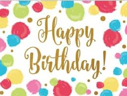 Happy Birthday Dots Card