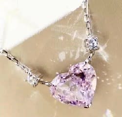 Pink Heart with Studs