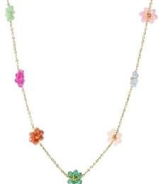 Multi color Flower Necklace