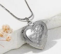 Silver Heart Locket