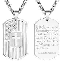 Silver Be Strong Necklace