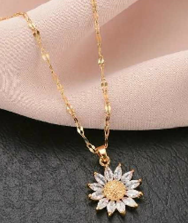 Sunflower bloom Necklace