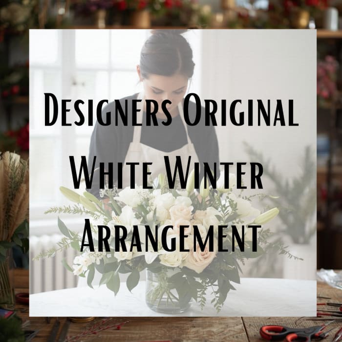 Designers Original White Winter Arrangement