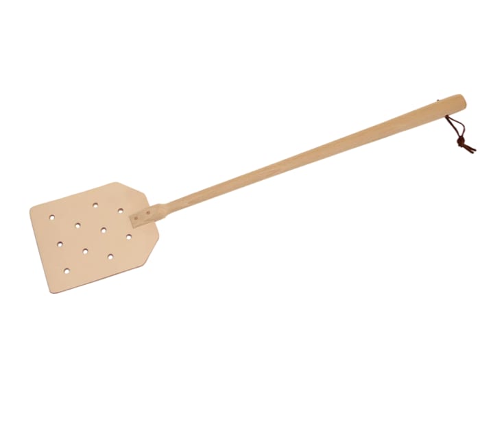 Leather fly swat
