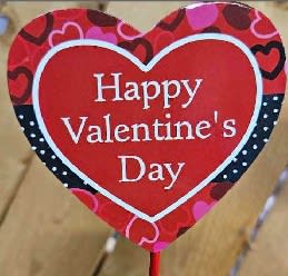 Wooden Valentines Hearts