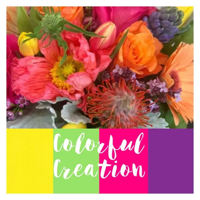 Colorful Pallet Bouquet