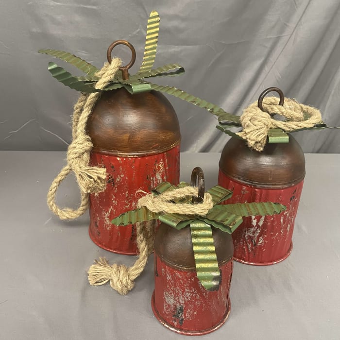 Red Christmas Bells