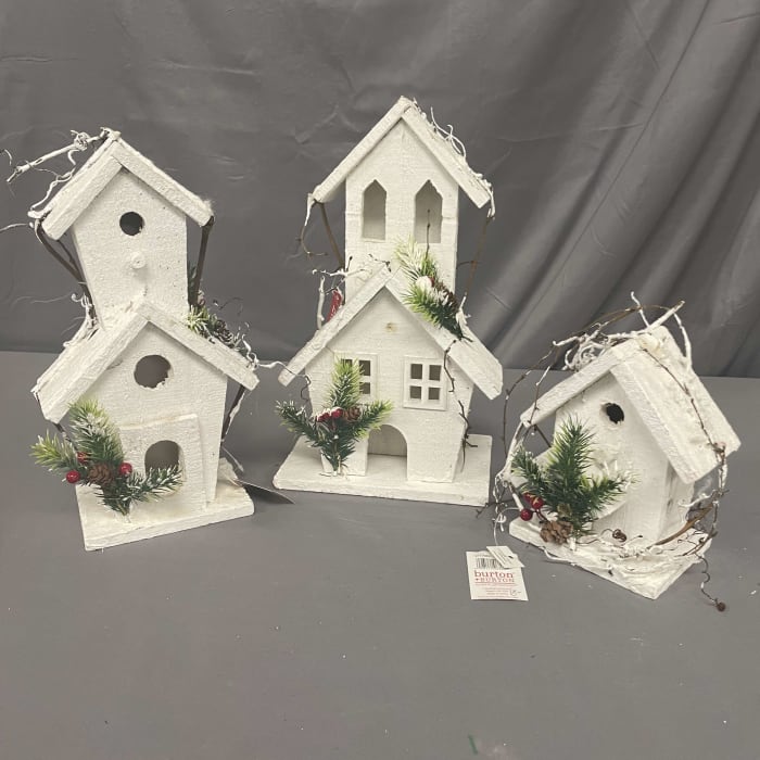 White Christmas Houses