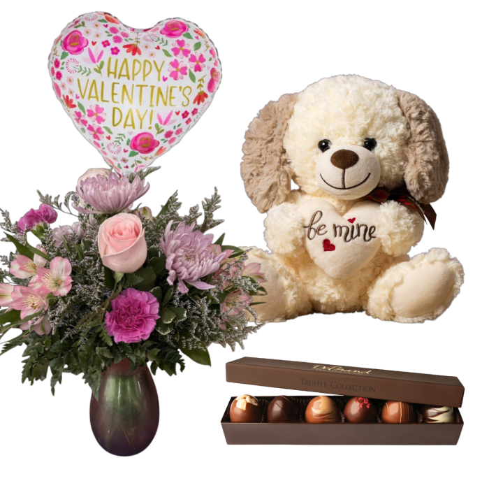 Pastel Promise Valentine Vase