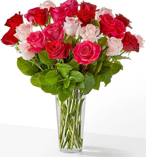 Roses Pink, Hot Pink & Red - From