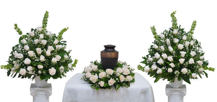 SAU-2 Set de urna en rosas y montecasino