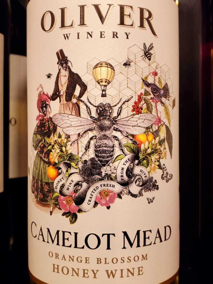 Oliver Winery, Camelot Mead, Honey Wine