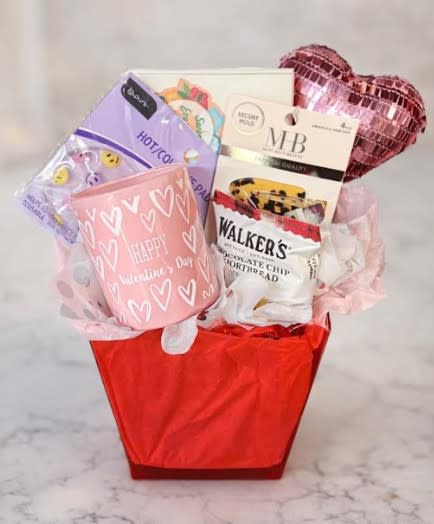 Valentines Women's Self Care Basket