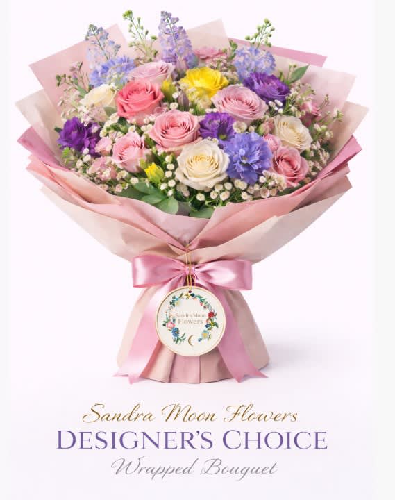 Sandra's Designers Choice Wrapped Bouquet