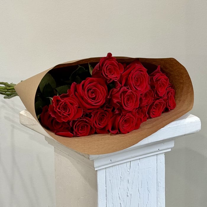 Long Stem Red Roses Bouquet