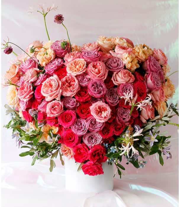 Pastel Blooming Heart