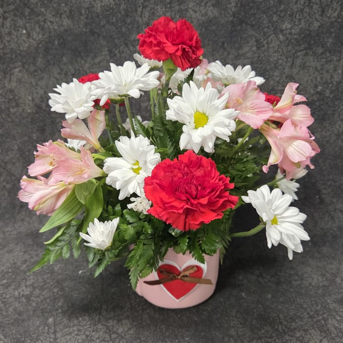 ARVD7-RED, PINK OR WHITE POT