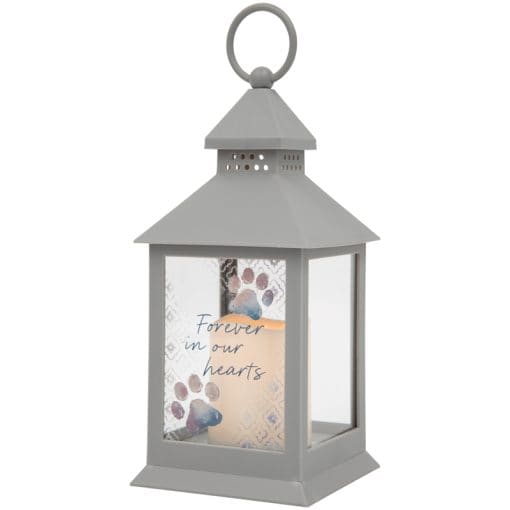 Lantern 11" Gray-In Our Hearts