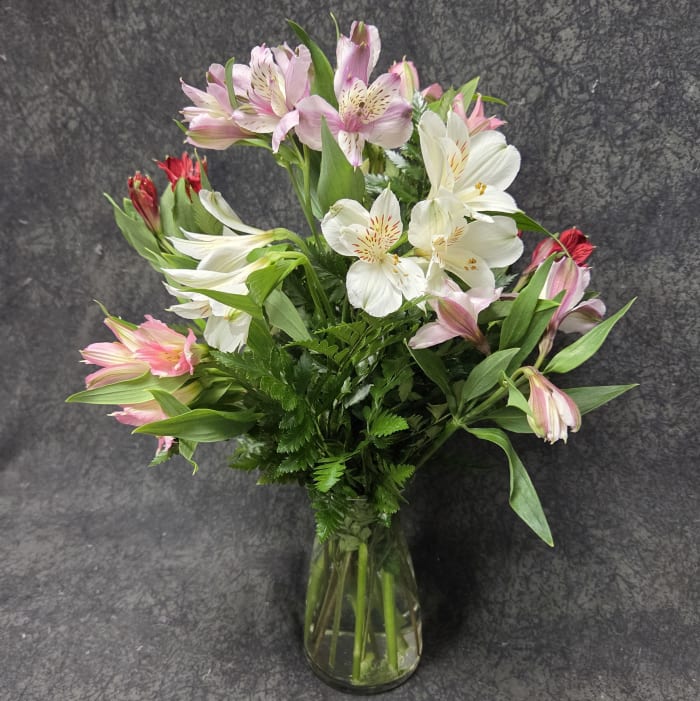 ARVD2-CLEAR GLASS VASE