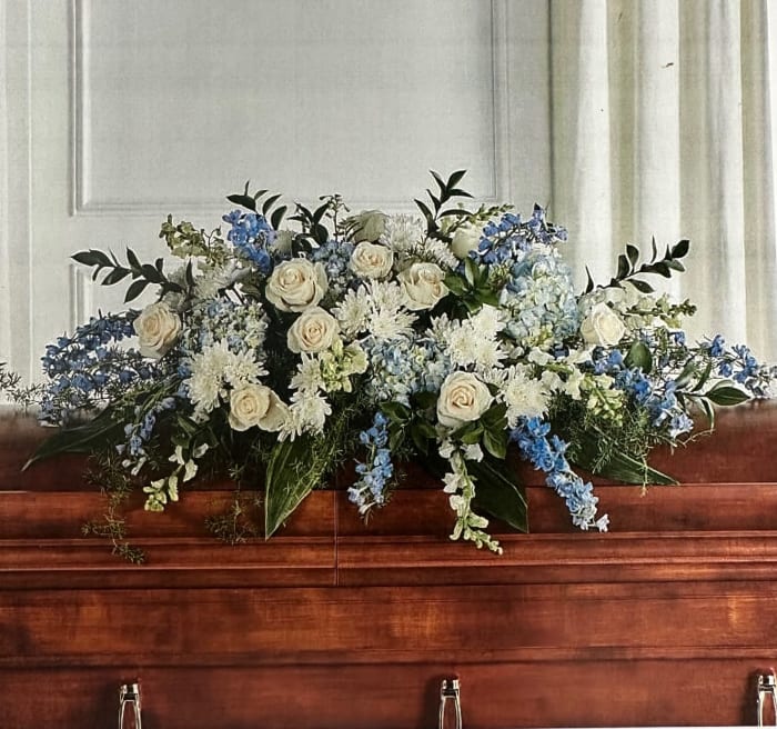 Gentle Waters Casket Spray