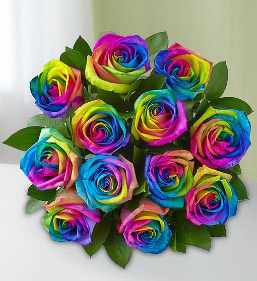 Rainbow Roses