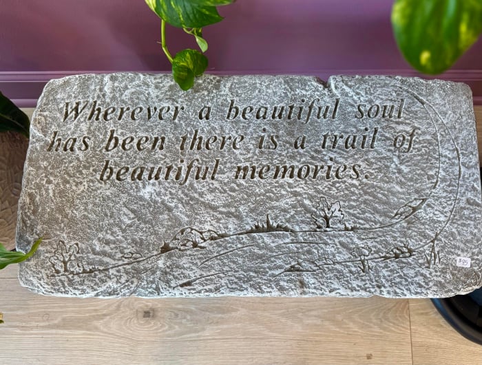 Stone Sympathy Bench